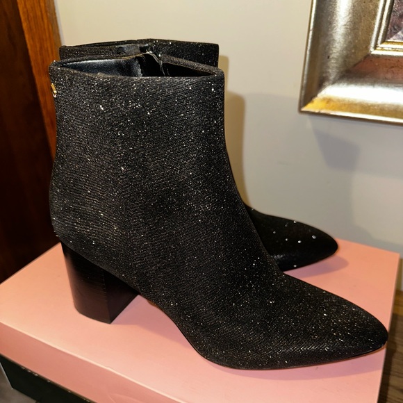 Kate Spade Black Sparkle Boot - Picture 2 of 7